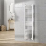 Radiateur s�che - serviettes voss acier 140 x 40 cm blanc