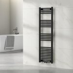 Radiateur s�che - serviettes voss acier 140 x 40 cm noir