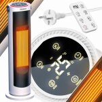 Monzana radiateur soufflant blanc cramique 2000w 15 - 35c conomique oscillation 70 chauffage d?appoint ...