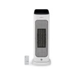 Radiateur soufflant en céramique - nedis - htfa20wtw - 1400w / 2000w - thermostat numérique - télécommande ... Radiateur soufflant en céramique - nedis - htfa20wtw - 1400w / 2000w - thermostat numérique - télécommande ...