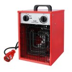 Radiateur soufflant - hengmei - 5kw - protection surchauffe - 4 niveaux de chauffage - 400v