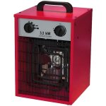Radiateur soufflant industriel 3300w - rouge - electrique - electrique