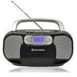 Radio cd cassette portable numerique pll fm lecteur cd - mp3 usb aux - in roadstar rcr - 4635umpbk noir ...
