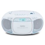 Radio cd - medion - fm - 2x22w rms - bleu