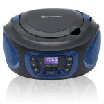 Radio cd portable - roadstar - cdr - 365u / bl - fm pll - usb - stro noir / bleu