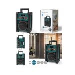 Radio de chantier dab + - nedis - 2. 2 �cran bleu - bluetooth� - ip65 - 15 w