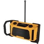Radio de chantier robuste - perel - dab / dab + / fm - 2 x 2. 5 w - noir
