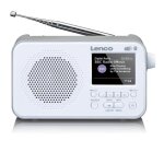 Radio dab - lenco - pdr - 036wh - batterie - prise casque - haut - parleurs