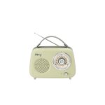 Radio halterrego enceinte radio retro rms 5w bluetooth radio fm lecteur usb aux in batterie rechargeable ...