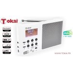 Radio multimédia blanche fm pll et dab + tokaï Radio multimédia blanche fm pll et dab + tokaï