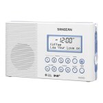 Radio portable tanche aquatic - sangean h203 - dab / dab + / fm - 8 stations prprogrammes