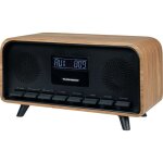 Radio - rveil bluetooth - thomson - vintage cosy - 30w radio fm double alarme cran lcd chargeur usb ...