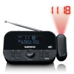 Radio - rveil dab + - noir - projection de lheure - double alarme - cran lcd 26? - 30 prslections ...