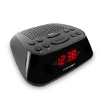 Metronic 477003 radio - r�veil fm double alarme (prog radio fm ou buzzer) avec affichage rouge fonction ...