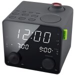 Radio - rveil muse m - 189 p - double alarme - radio fm - usb pour charge - projection dangle rglable ...