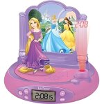 Radio rveil projecteur disney princesses raiponce - lexibook