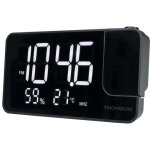 Radio - réveil projecteur - thomson - noir - radio fm température humidité double alarme usb - c alim. ... Radio - réveil projecteur - thomson - noir - radio fm température humidité double alarme usb - c alim. ...