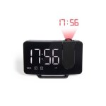 Radio - r�veil avec projection - livoo - ar320 - noir - double alarme - port usb - 15 stations m�morisables ...