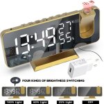 Radio r�veil projection plafond - nobrand - 180� projecteur - 50 stations fm - 4 niveaux de luminosit� ...