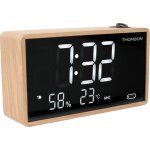 Radio réveil avec projection - thomson - bois Radio réveil avec projection - thomson - bois