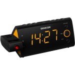 Radio?réveil - sencor - src 330 ou - ecran led 12? orange - tuner fm - projection heure - noir Radio?réveil - sencor - src 330 ou - ecran led 12? orange - tuner fm - projection heure - noir