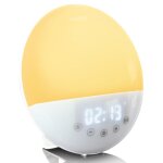 Radio - réveil - smart - multi - couleurs - simulation lever de soleil - contrôle via app - 30 niveaux ... Radio - réveil - smart - multi - couleurs - simulation lever de soleil - contrôle via app - 30 niveaux ...