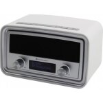 Radio - rveil - soundmaster ur190we - dab + fm - double alarme - prise usb - blanc
