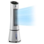 Rafrachisseur dair - klarstein - skyscraper ice - ventilateur humidificateur purificateur - gris