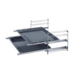 Rails de guide pour four siemens hz438201 en acier inoxydable