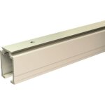 Rail en pour syst�me de porte coulissante - section 39 x 28 mm - 3 m - mantion