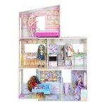 Rainbow high color & play house maison de poup�e 3 �tages colorie les murs et sols avec des marqueurs ...