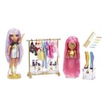 Rainbow high dressing - poup�e avery 27 cm + 35 accessoires dont 2 perruques scintillantes - plus de ...