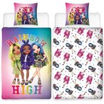 Parure de lit - rainbow high - housse de couette 140x200 cm - taie d?oreiller 63x63 cm - microfibre - ...