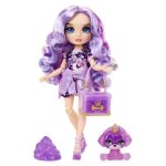 Rainbow high poupe mannequin avec kit de slime et animal de compagnie - violet (violet) - poupe paillete ...