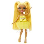 Rainbow high tentpole pr theme doll - yellow - 1 robe de gala et 1 tenue decontracte + accessoires et ...