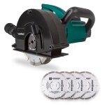 Rainureuse bton professionnelle 1700w - 150 mm 6 disques diamant - saignes 40 mm - cble 3 mtres vonroc ...