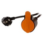 Rallonge étanche 2p + t h07rn - f 3x 15mm² 10m avec clip de fixation - orange - zenitech Rallonge étanche 2p + t h07rn - f 3x 15mm² 10m avec clip de fixation - orange - zenitech