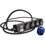Rallonge - adaptateur - k�nner & s�hnen - ex3m - 4s - blanc - 16a - 1 prise