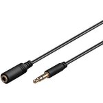 Rallonge audio jack 35 mm m�le femelle st�r�o - goobay - 50 cm - transmission audio et vid�o