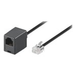 Rallonge de câble de téléphone - goobay - 15 m - plat - conducteurs en aluminium habité de cuivre (cca) ... Rallonge de câble de téléphone - goobay - 15 m - plat - conducteurs en aluminium habité de cuivre (cca) ...