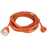 Rallonge �lectrique - generique - h05vvf 2x15 - 25 m - orange - utilisation ext�rieure