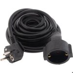 Rallonge schuko ho5vv - f 3g15mm 10m - noir - zenitech