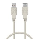Rallonge usb 2. 0 waytex 11306 - gris - 60 cm - imprimante scanner appareil photo souris clavier Rallonge usb 2. 0 waytex 11306 - gris - 60 cm - imprimante scanner appareil photo souris clavier