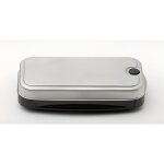 Ramasse miettes - weis - 3 brosses - plastique et inox - 16 cm x 8 cm