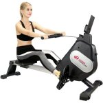 Rameur dappartement - 16 niveaux de r�sistance - syst�me de freinage magn�tique �cran lcd multifonction ...