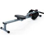 Homcom - rameur dappartement - acier - 130x475x67cm - noir