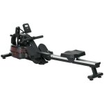 Sportnow - rameur  eau dappartement - acier - 185x47x53cm - noir