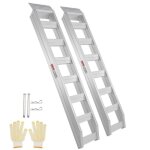 Rampe de chargement aluminium - vevor - pour moto tracteur vtt camion tondeuse  gazon souffleuse  neige ...