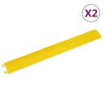 Rampes de protection de c�ble - mothinessto - ly1977 - jaune - pvc - 985 cm - 1 - 2 tonnes