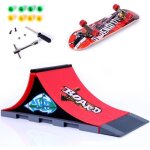 Rampes de skatepark - swarey - mini finger skateboard playset - jouet cadeau pour enfant - multicolore ...